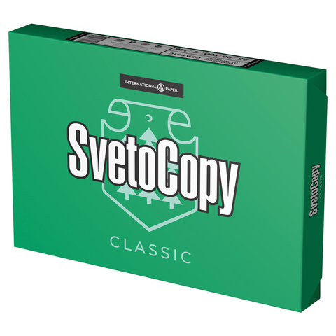 Бумага офисная SVETOCOPY , БОЛЬШОГО ФОРМАТА (297х420), А3, 80 г/м2, 500 л2, марка С, белизна