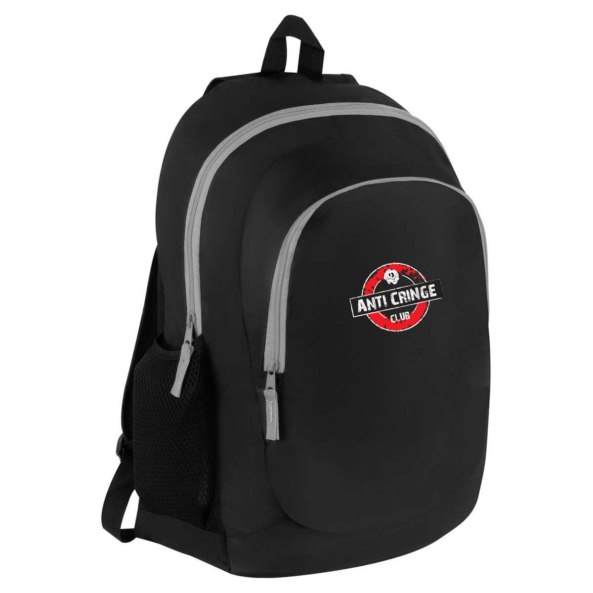 Рюкзак ArtSpace Classic "Anti Cringe", 45*30*16 см, 2 отделения, 2 кармана, PU покрытие, уплотн. спи