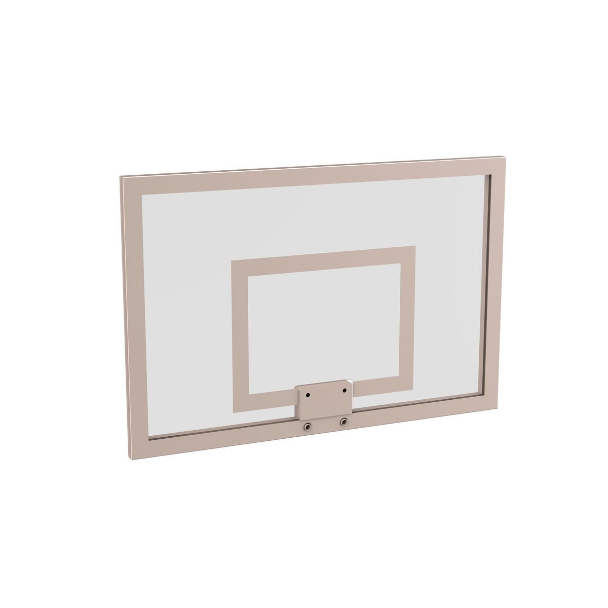 Щит баскетбольный ZSO тренировочный 800х1200 мм, Стекло 10 мм без ударопрочной пленки